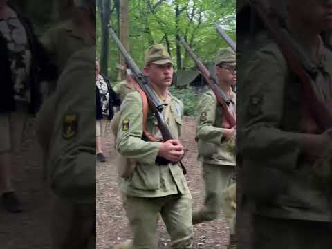 WW2 Imperial Japanese Army marching at Military Odyssey #reenactment #japanese #ww2 #livinghistory