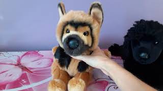 Unboxing General the German Shepherd Plush Puppy Dog by Douglas Cuddle Toys 🧡🖤