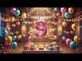 10 Second Birthday Countdown With Music Happy Birthday Song