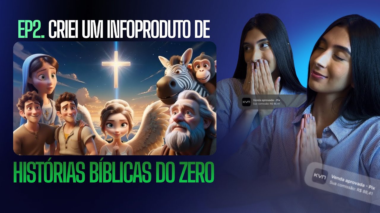 EP2. Como eu criei um infoproduto do zero para vender sem aparecer | bastidores + sites gratuitos