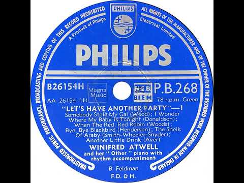 UK New Entry 1954 (72) Winifred Atwell - Let's Have Another Party [Parts 1 & 2]
