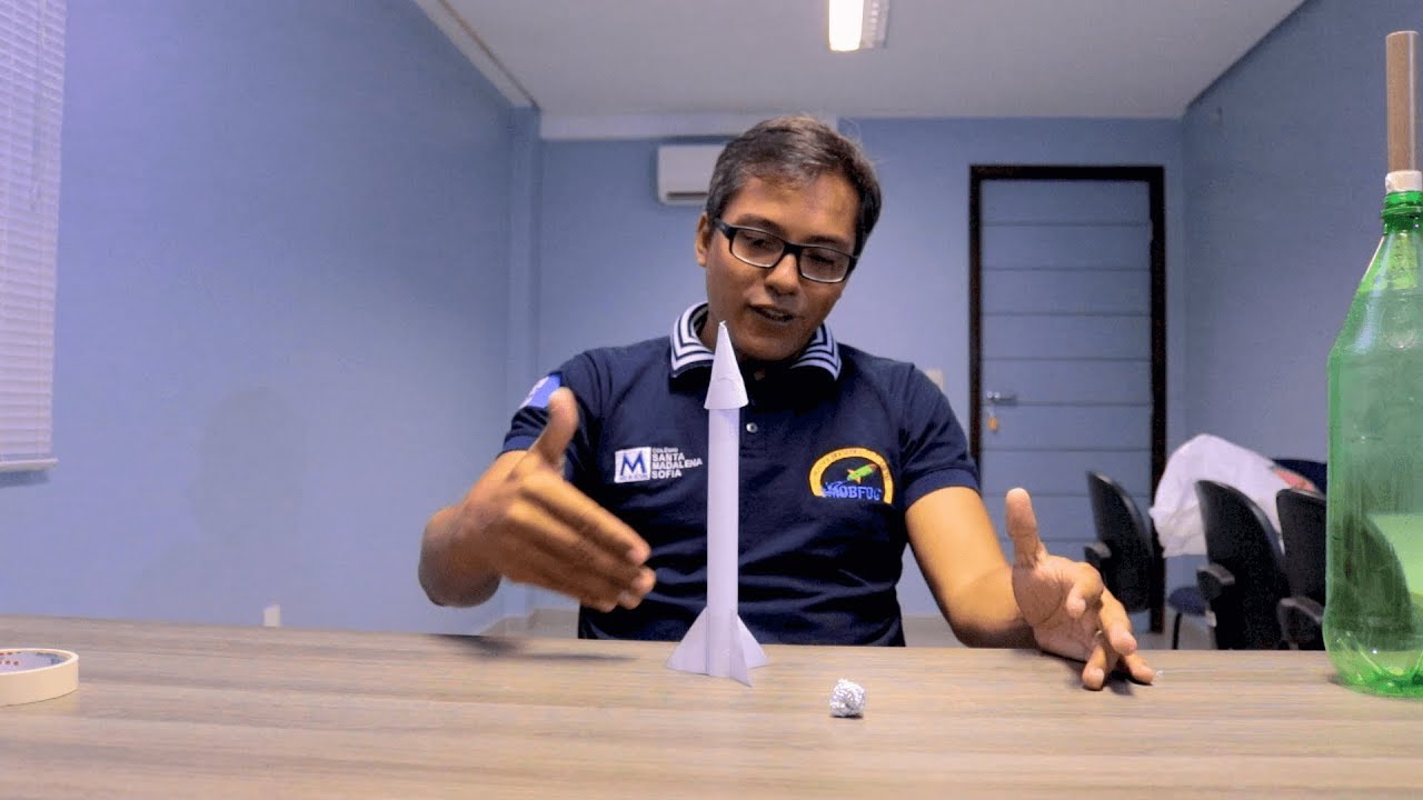 Foguete de Cartolina - Nível 2 MOBFOG - Tutorial de construção