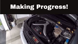 2001 Audi B5 S4 Build Part 3 - Camshaft Positioning Sensor Install!