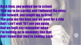 Miley Cyrus been here all along lyrics