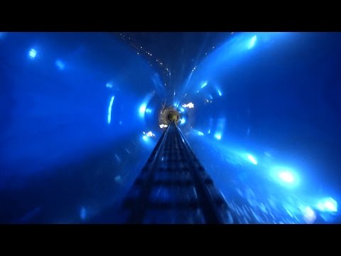 Underwater Lego Train by night part 1