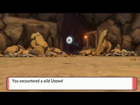 Where to find Unown #114. Pokemon brilliant diamond & shining pearl BDSP
