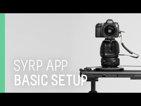 Syrp Genie II App - Basic Setup Tutorial