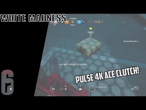 The Pulse 4k ace clutch | R6s ranked highlights | White Madness
