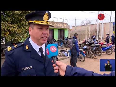 Operativos en talleres de motos