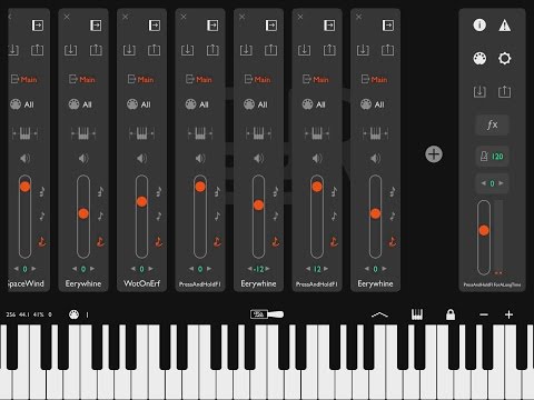 LayR Multi Timbral Synthesizer Demo for the iPad