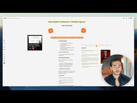How to build Y Combinator’s "AI Agency" (Step-by-Step)