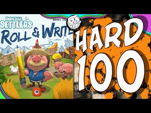 The Hard 100: Imperial Settlers: Roll & Write