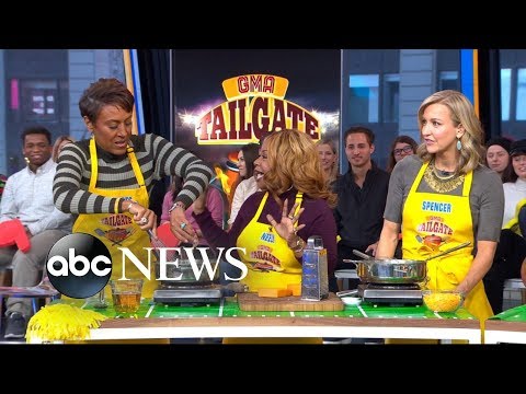 'GMA' Super Bowl cook-off: Skillet pepperoni pizza dip versus cheddar cheese fondue