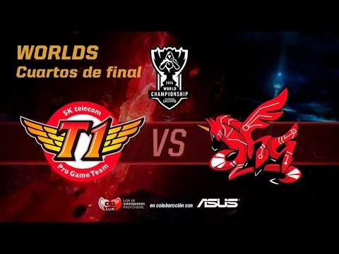SKT1 vs AHQ Mapa 3 - Worlds Cuartos de Final - Mundiales League of Legends 2015 en Español