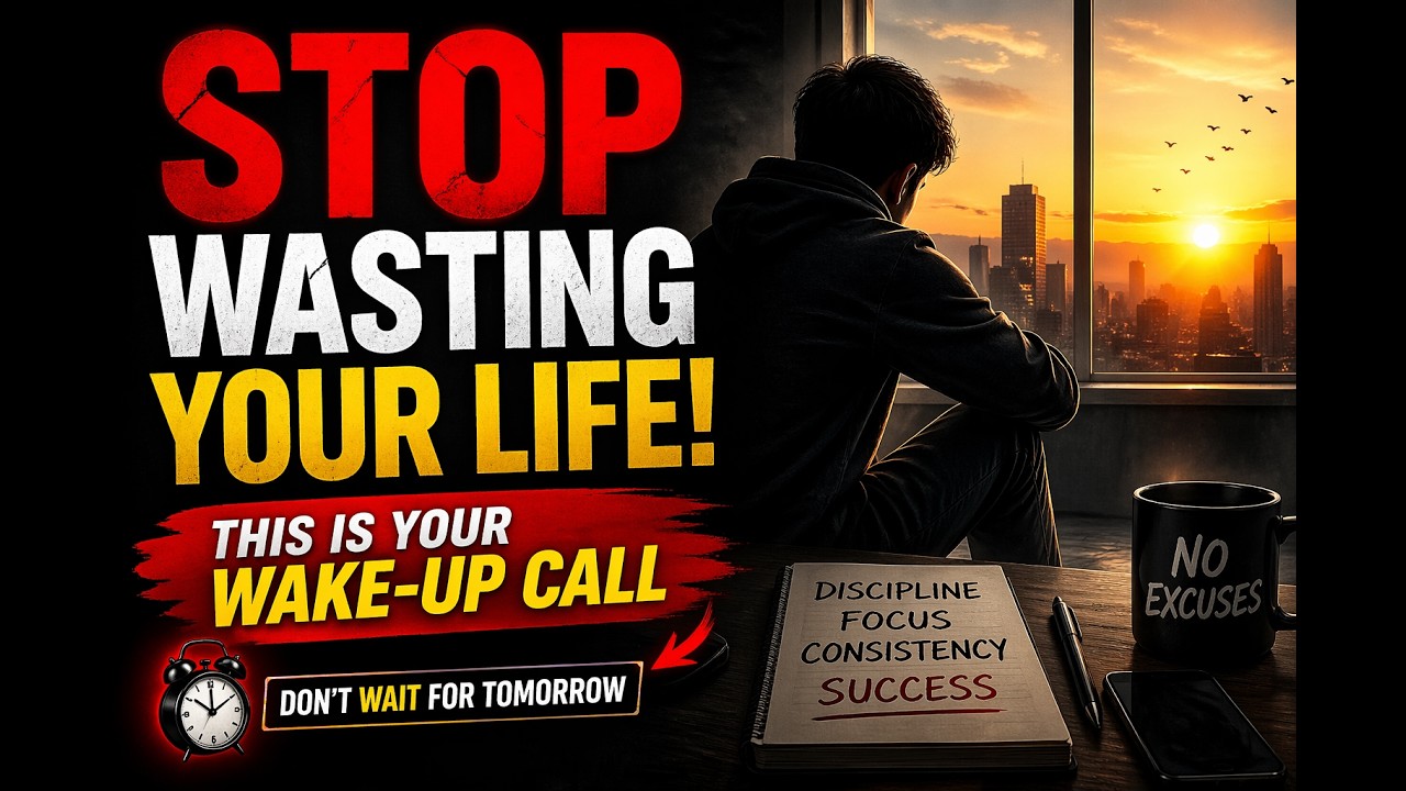 Stop Wasting Your Life | This Is Your Wake Up Call | Powerful Motivational Speech