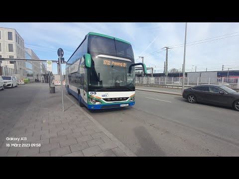 Rommtour im ExpressBus MVG Von Innen und Außen Setra Doppeldecker Bus