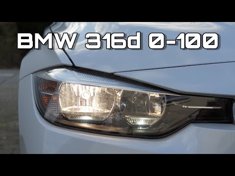 BMW 316d F30 manuell 0-100 km/h