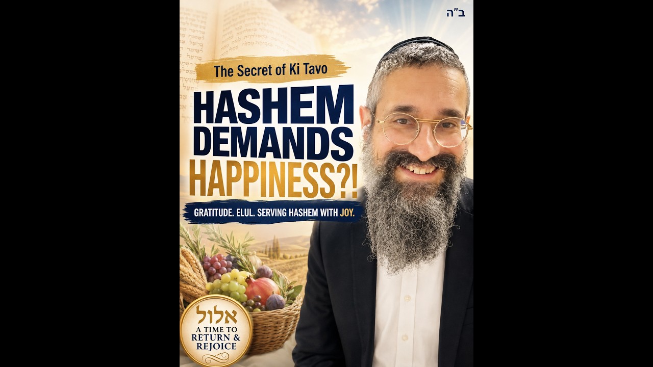 Why Does G-d Demand Happiness? | The Surprising Message of Ki Tavo thumbnail