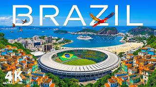 Brazil, South America 4K UHD 🇧🇷 The Wild Beauty Of Tropical Rainforests And Legendary Waterfalls