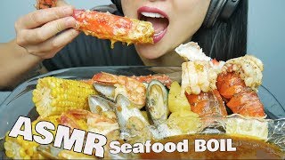 ASMR Seafood Boil + Bloves Sauce (EATING SOUNDS) | SAS-ASMR
