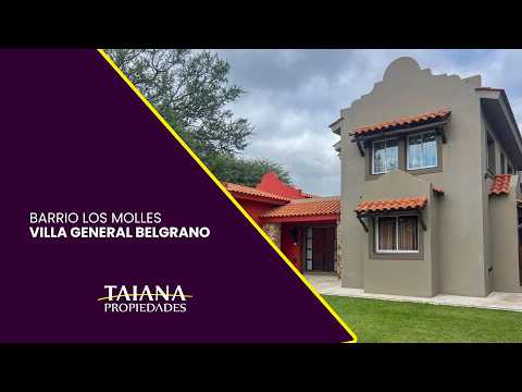 VENTA| EXCLUSIVA Casa en Villa General Belgrano CON PILETA Y SEGURIDAD 24 HS.