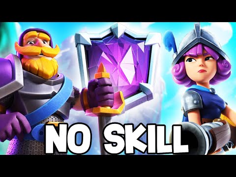 BEST *NO SKILL* DECK IN CLASH ROYALE!😈🏆