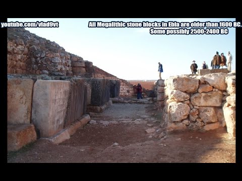 Ebla prehistoric archaeological site
