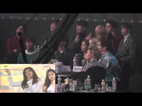 Shinee,Taeyeon, Boa & Vixx Reaction Apink @Seoul Music Awards 2016