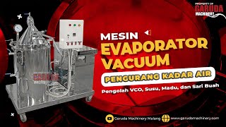 Mesin Evaporator Vacuum Kapasitas 25L