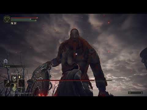 ELDEN RING Fire Giant No hit/No damage. Incantantion only build, Blackflame,
