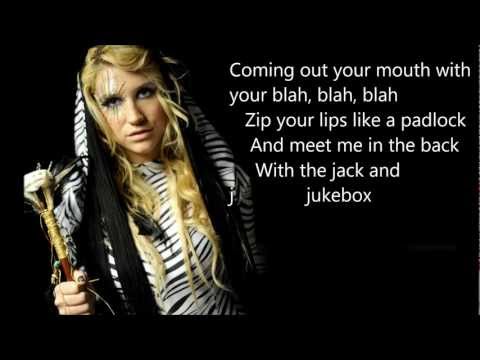 Kesha - Blah Blah Blah Lyrics