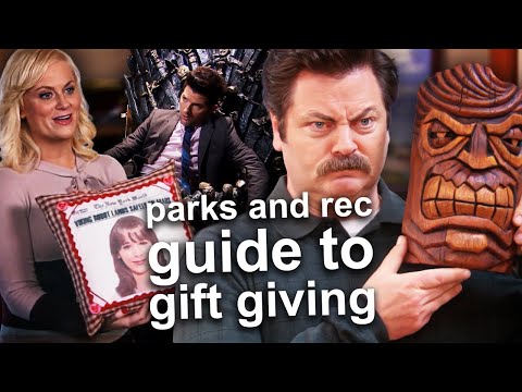 Parks and Rec give the best gifts | Parks and Recreation | Comedy Bites