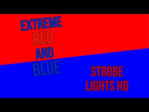 [1 Hour] EXTREME FAST RED AND BLUE STROBE LIGHT [SEIZURE WARNING]