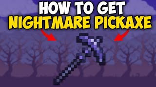 How to Get Nightmare Pickaxe in Terraria | Nightmare Pickaxe craft Terraria