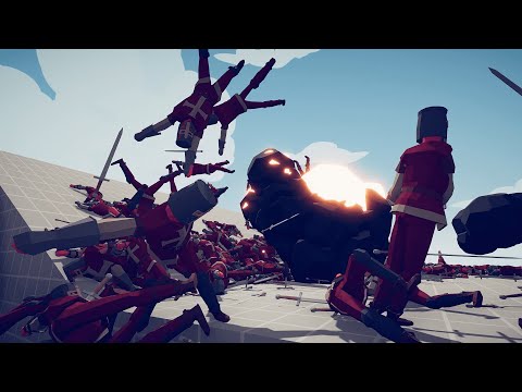 100 Cheapest Unit All Factions vs 10 Bomb Cannon Barrage - TABS | Totally Accurate Battle Simulator