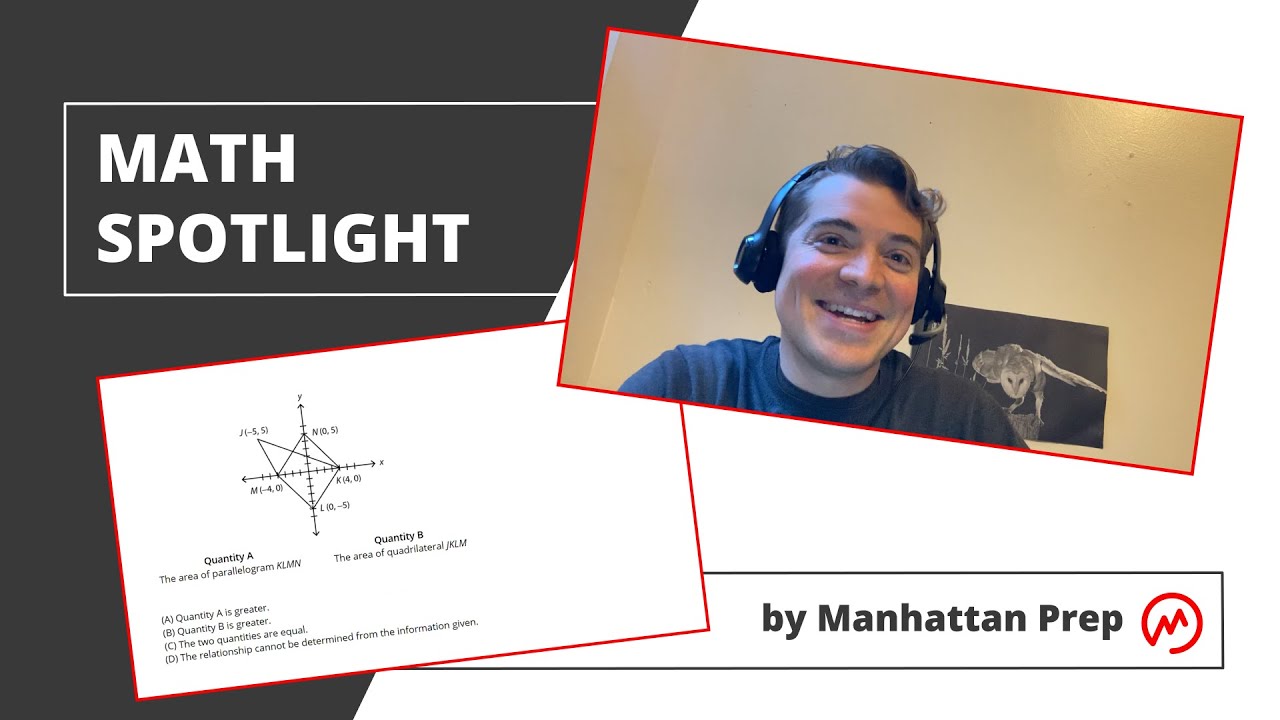 The GRE Math Spotlight: Tyler Teaches an Intermediate Quant Question
