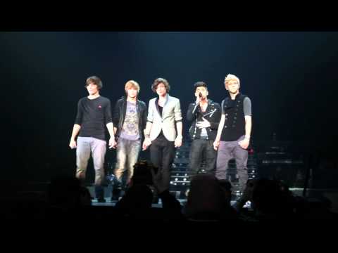 X Factor Live Tour 2011 London Wembley - One Direction GRENADE