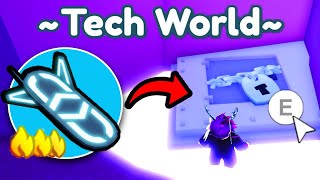 HOW TO UNLOCK *SECRET CAVE* IN TECH WORLD! Pet Simulator X! Hardcore Update! - High Tech Hoverboard!