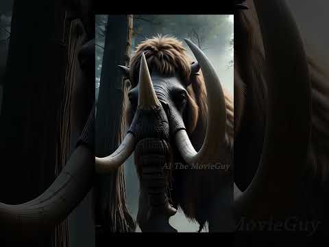 THUNDERTUSK UNLEASHED--Forest Destroyer Awakens | Cinematic AI Creature Rampage #trending #mammoth