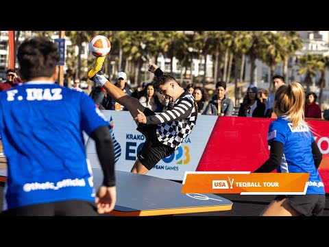 USA Teqball Tour - Los Angeles | Mixed Doubles, Highlights | F.Diaz C.Greco vs L.Pilic M.Osmundson