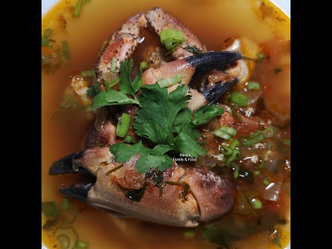 Crab soup | bouillon crabe | recette Mauricienne | Ranita Family & Food