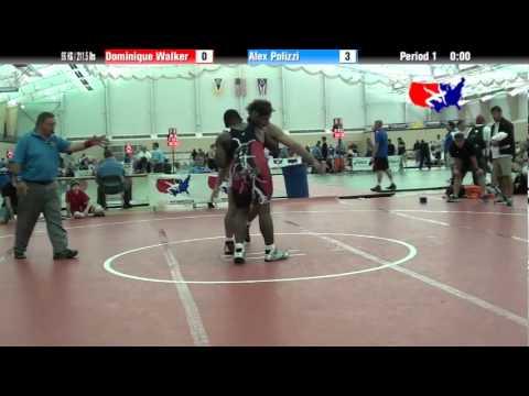 University Nat`ls GR 96 KG / 211.5 lbs: Dominique Walker vs. Alex Polizzi
