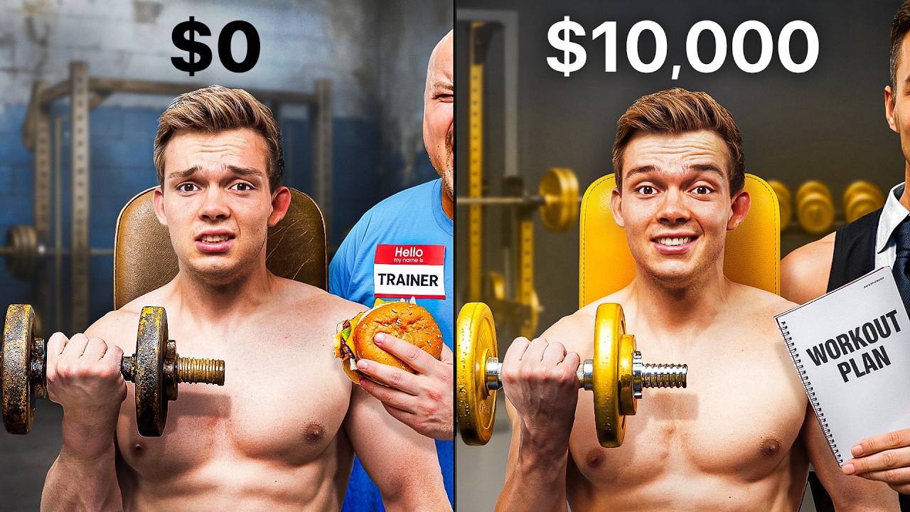 I Tried $0 VS $10,000 Personal Trainer (Is It a Scam?)
