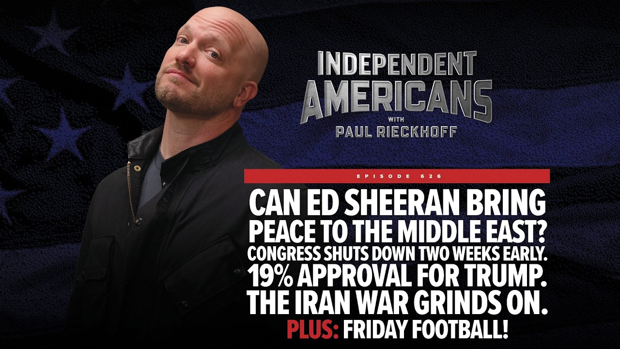 Congress bails for two months. Trump at 19%. Iran war grinds on. Can Ed Sheeran save us? Media Blitz Pod