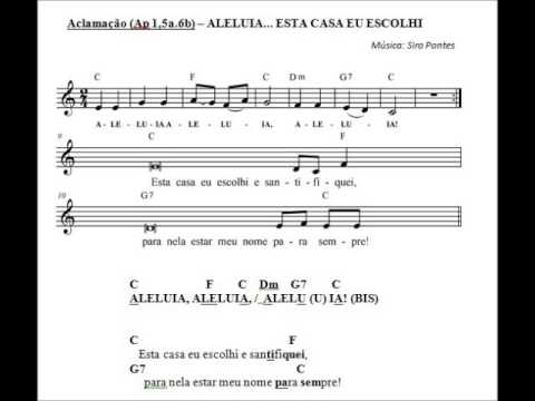 ALELUIA - ESTA CASA EU ESCOLHI E SANTIFIQUEI (Festa de Dedicação da Basílica de Latrão) - CATÓLICA