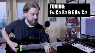 THE WEEKLY RIFF - Rivers of Nihil's Brody Uttley Shows You How To Play "The Silent Life" | GEAR GODS