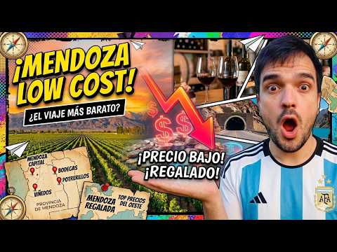 VIAJÉ 5 DÍAS A MENDOZA CON CASI NADA DE PLATA (y fue increíble)