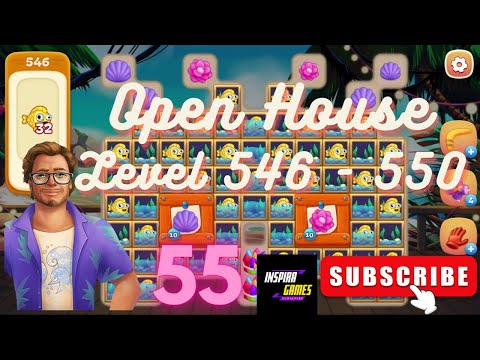 Open House #55 | Puzzle Game | Level 546 - 550 | Android Games #InspiraGames @InspiraGames