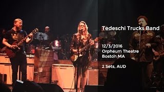 Tedeschi Trucks Band Live at the Orpheum Theater, Boston, MA - 12/3/2016 Full Show AUD