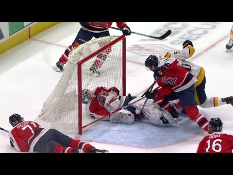 Elvis Merzļikins Scrambling Save on Eeli Tolvanen (Feb. 20, 2021)